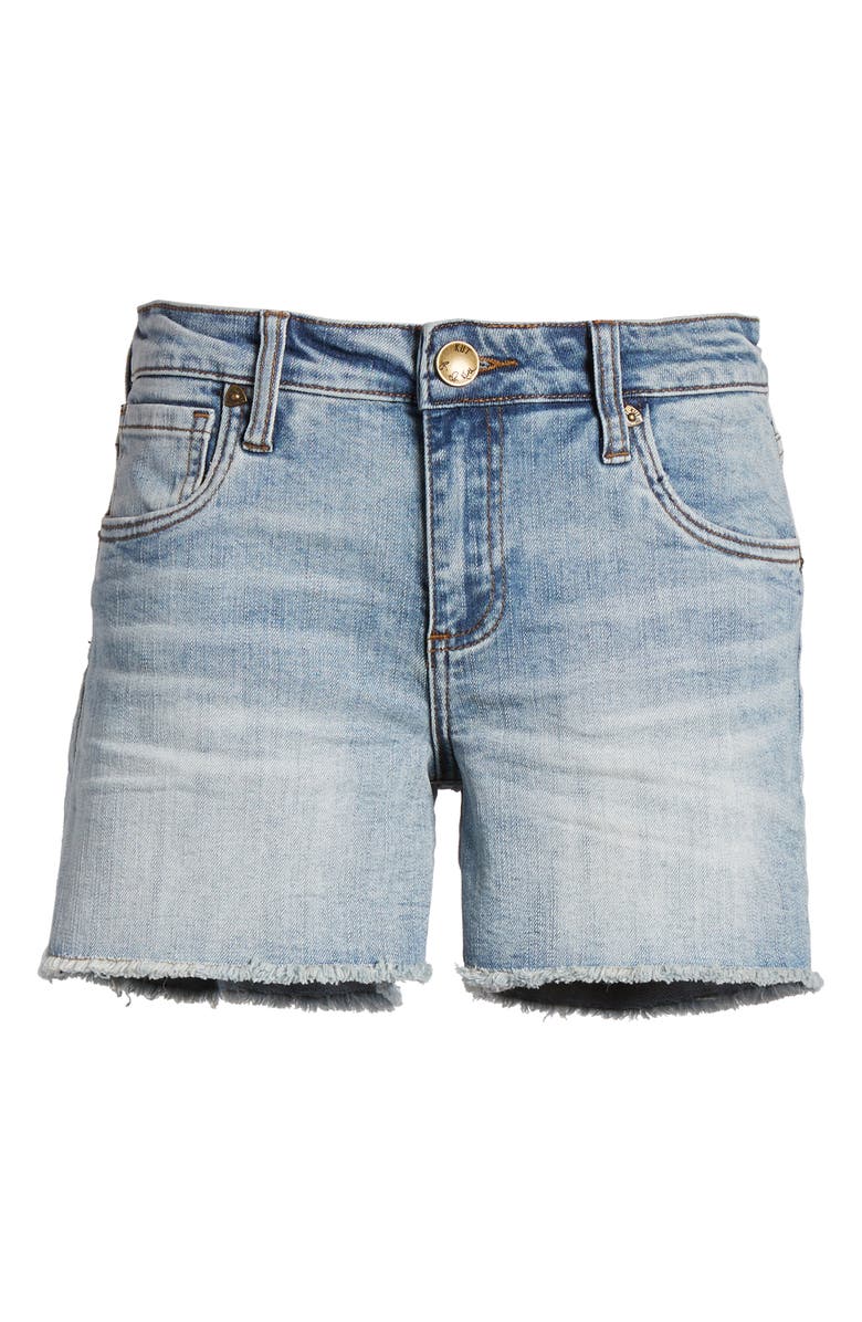 KUT from the Kloth Gidget Cutoff Denim Shorts, Alternate, color, 