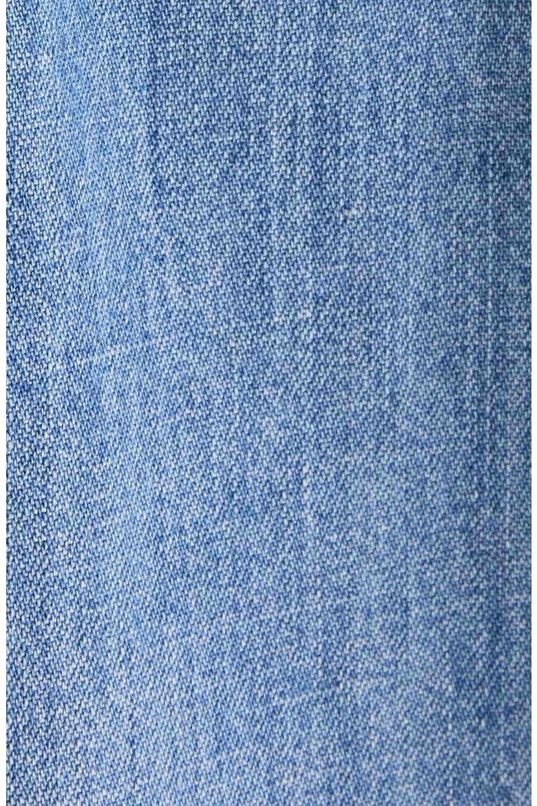 Surrow Embroidered Organic Cotton Denim Western Shirt, Alternate, color, BLUE/ BLUE