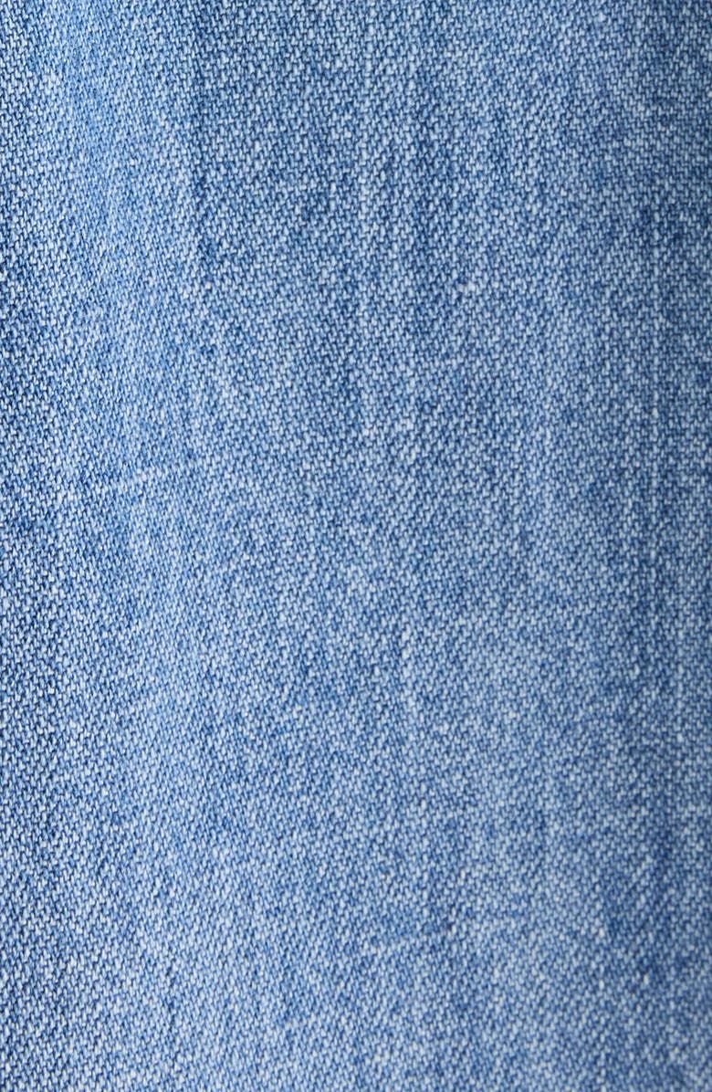 Acne Studios Surrow Embroidered Organic Cotton Denim Western Shirt, Alternate, color, Blue/ Blue