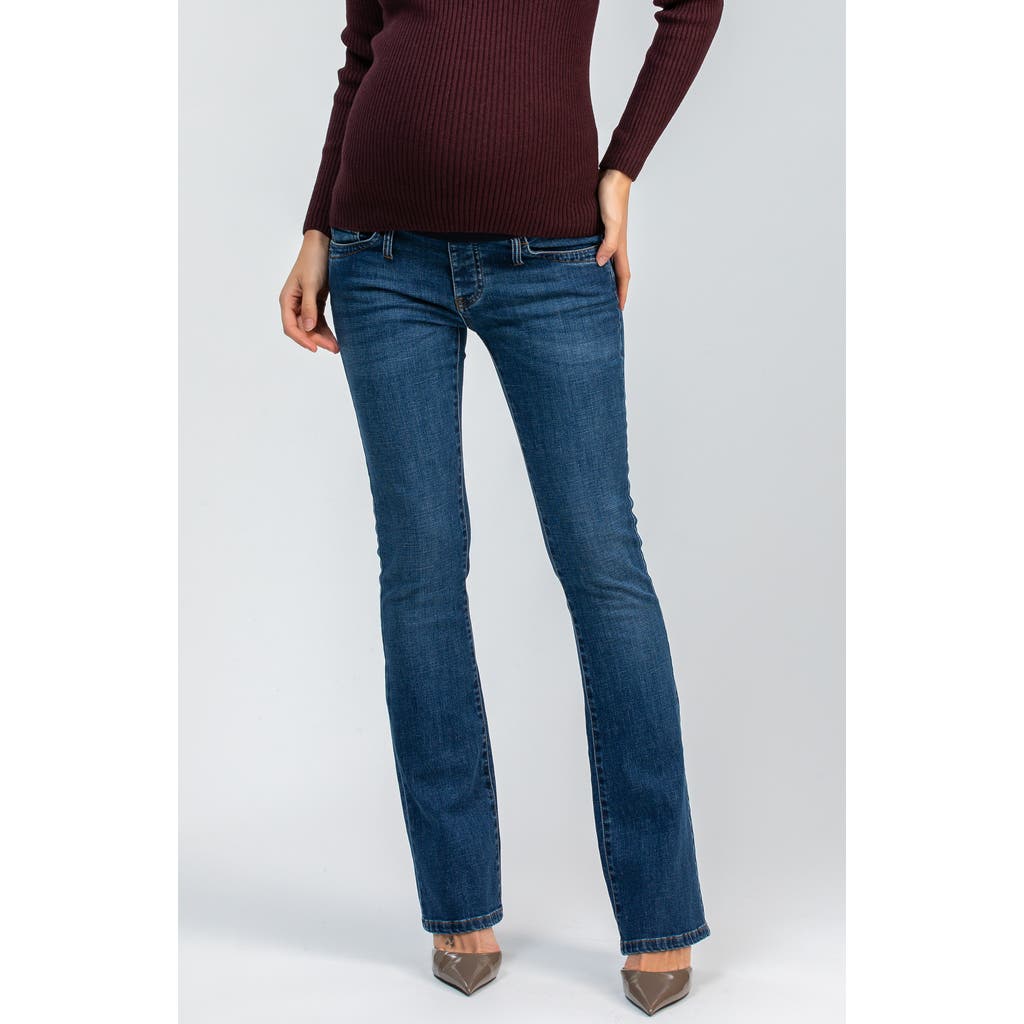 Pietro Brunelli Maternity Slim Bootcut Maternity Jeans In Blue