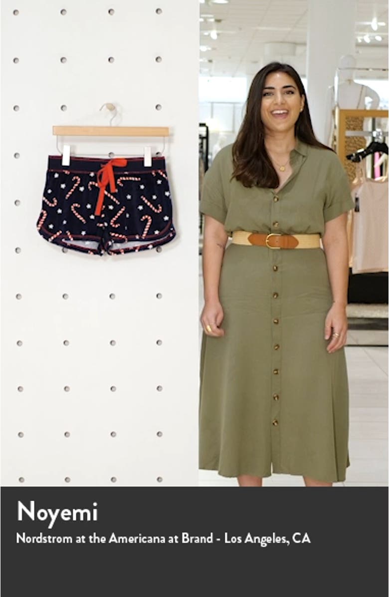 Silky Velour Jam Lounge Shorts, sales video thumbnail