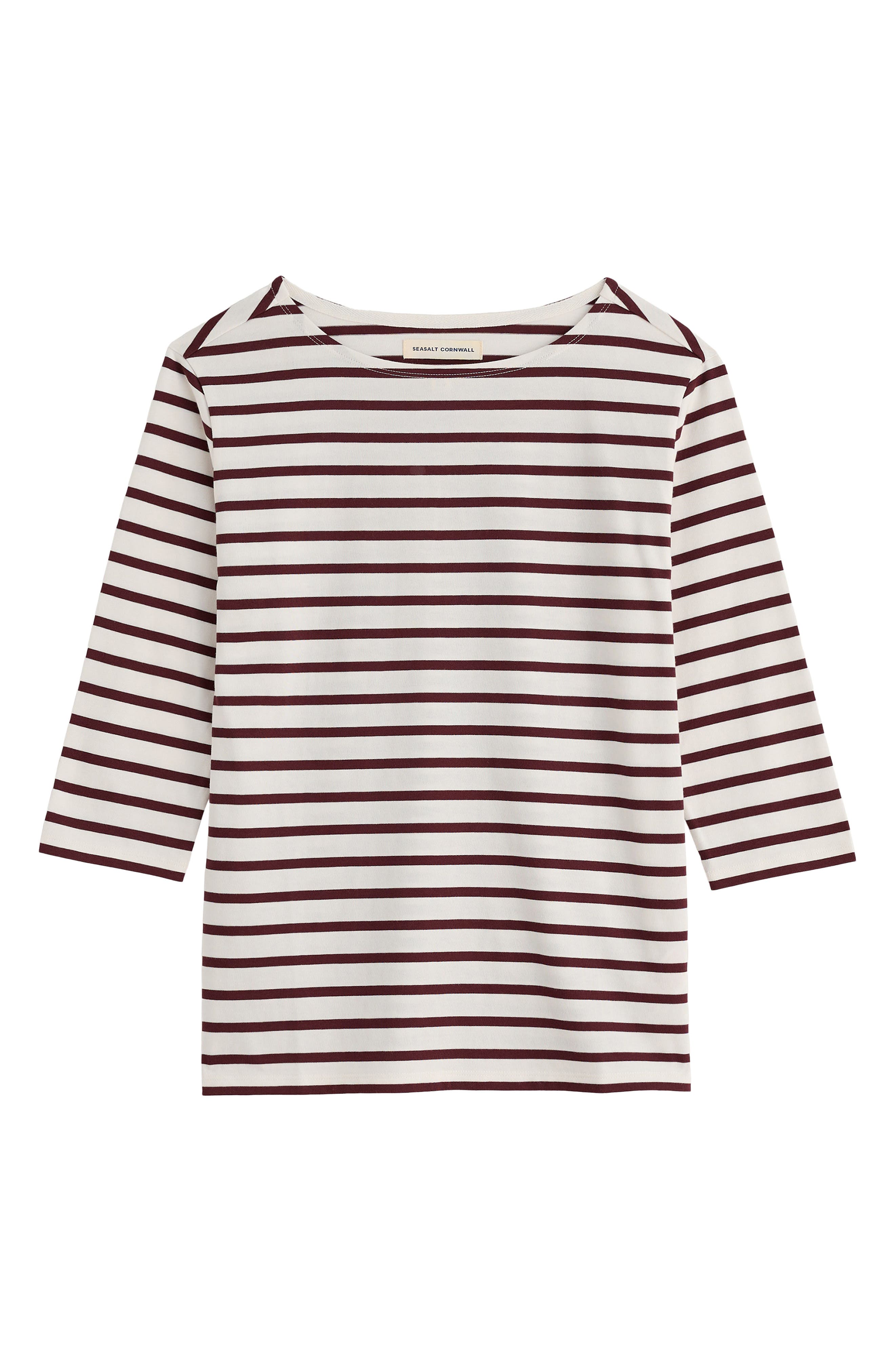 Женская футболка Seasalt Cornwall Sailor Stripe из органического хлопка — фото 3