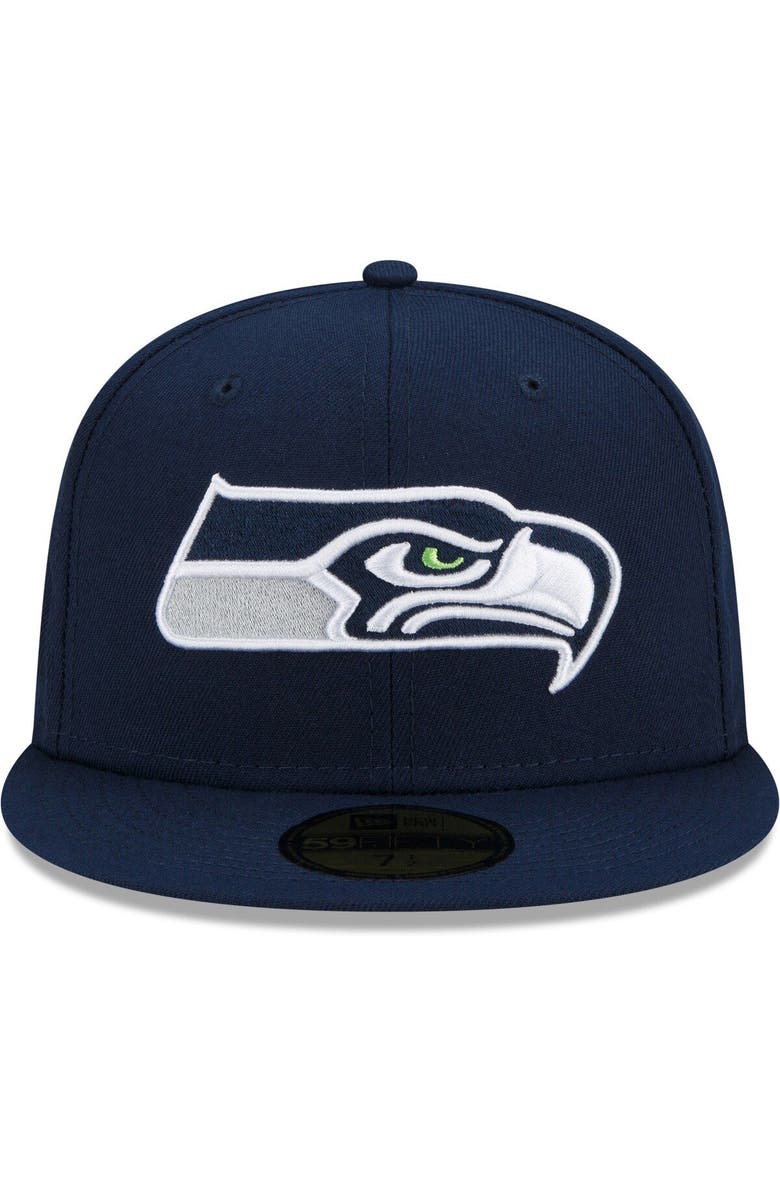 New Era Men's New Era College Navy Seattle Seahawks Patch Up 1988 Pro Bowl 59FIFTY Fitted Hat, Alternate, color, 