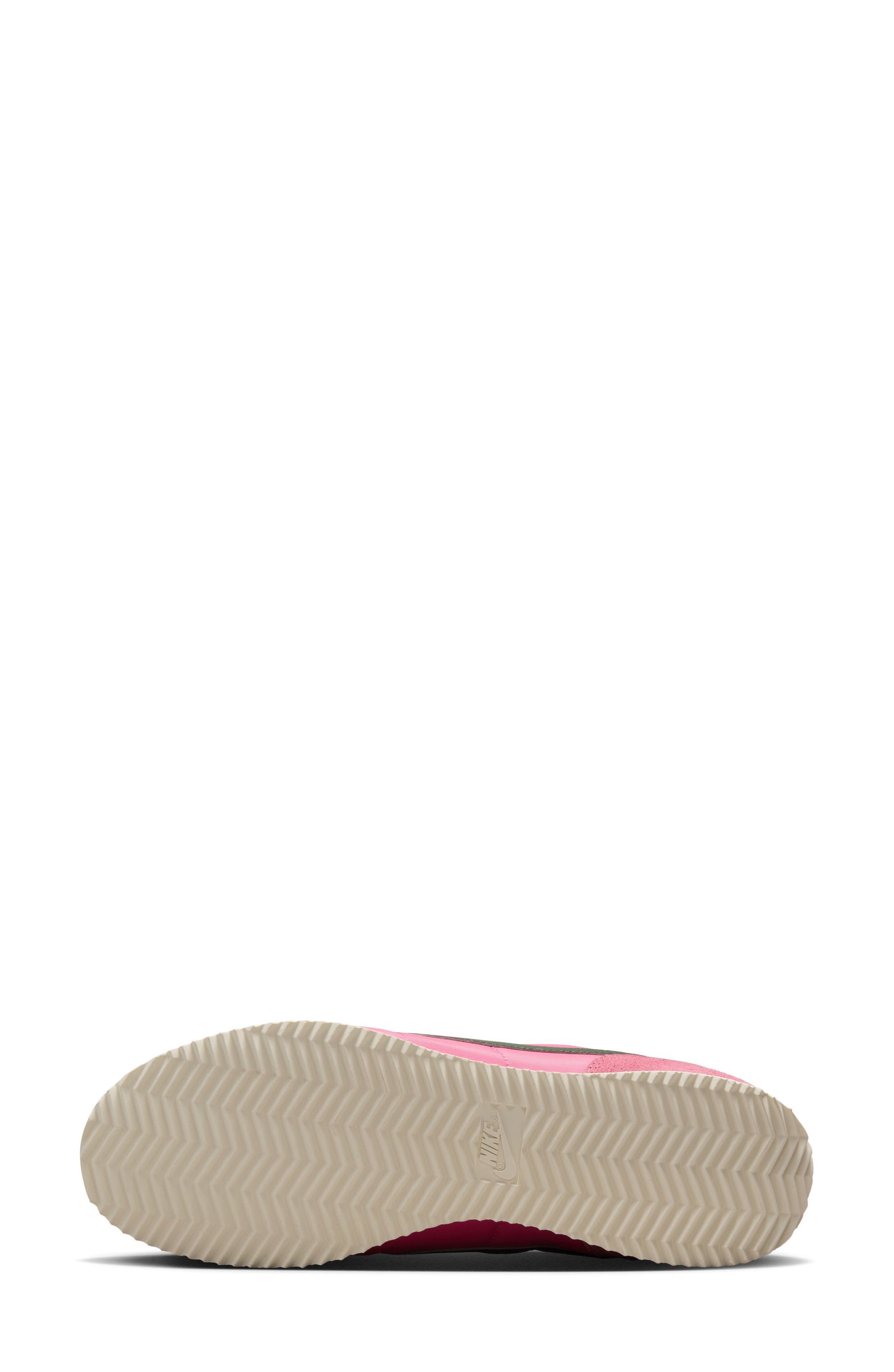 Nike Cortez Sneaker, Alternate, color, Pink/ Fir/ Sail/ White