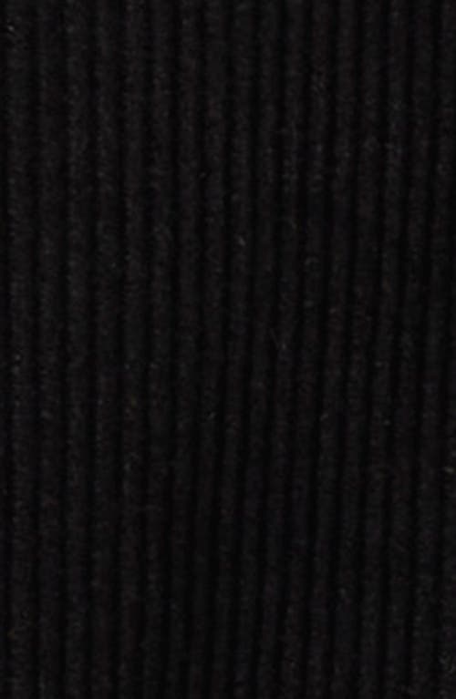 Honor The Gift Short Sleeve Cotton Corduroy Shirt Jacket In Black