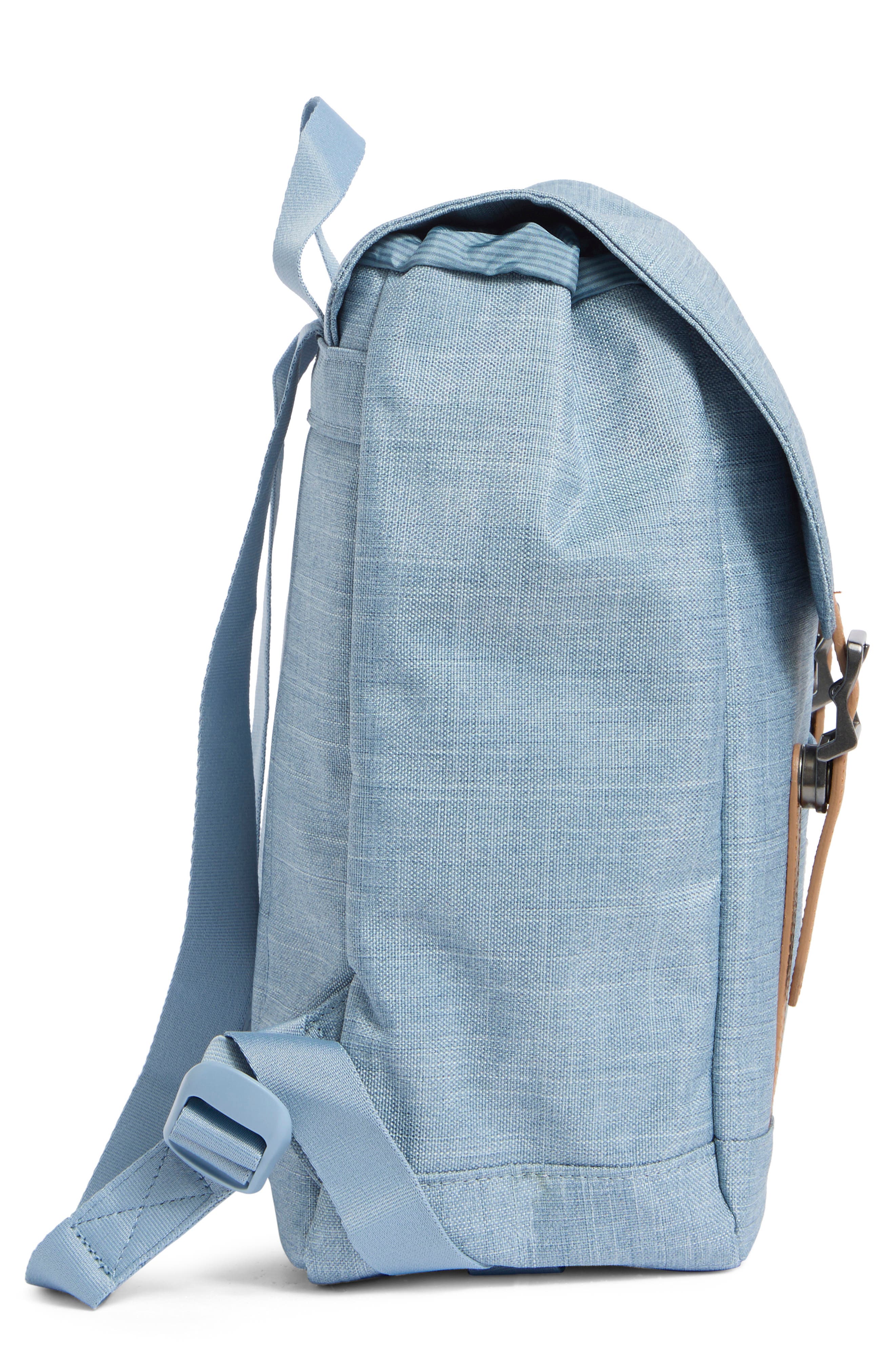 Herschel Supply Co. Retreat Recycled Polyester Mini Backpack, Alternate, color, Ashley Blue Crosshatch