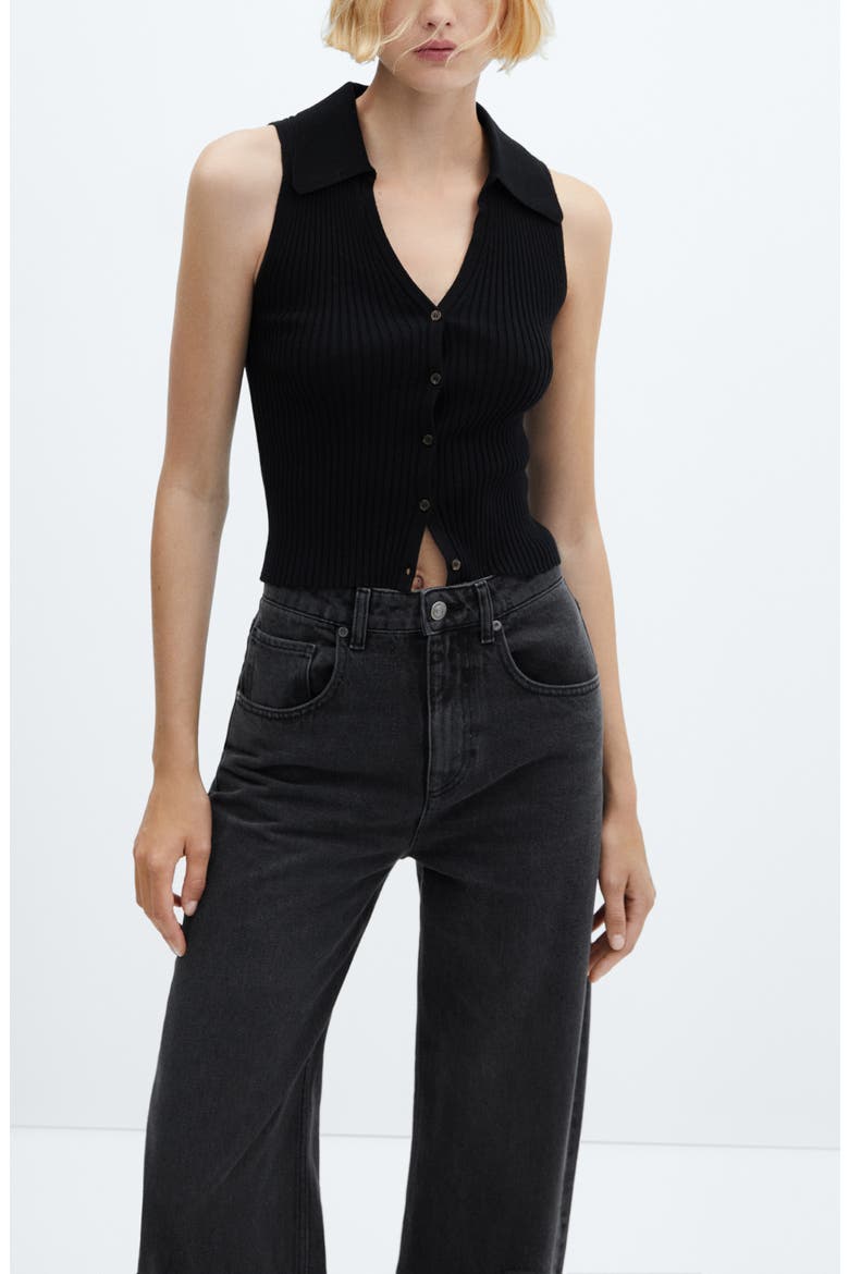 High Waist Balloon Jeans, Alternate, color, BLACK DENIM
