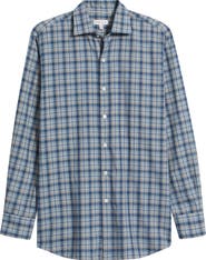 Peter Millar Whitecap Plaid Flannel Button-Up Shirt