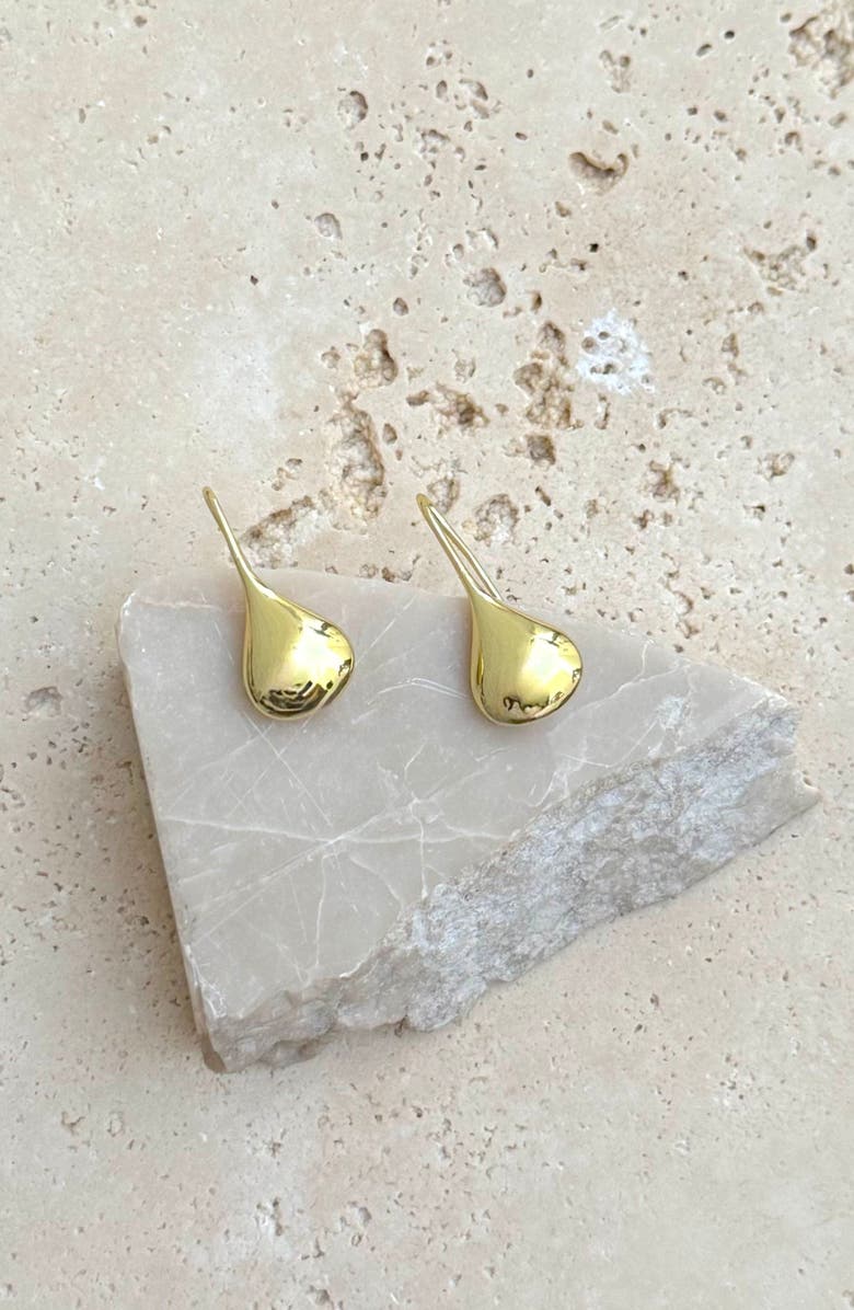 Adornia Rain Drop Earrings, Alternate, color, Gold