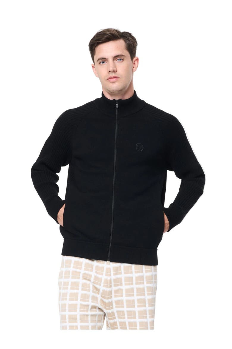 Saggio Track Jacket, Main, color, BLACK BEAUTY