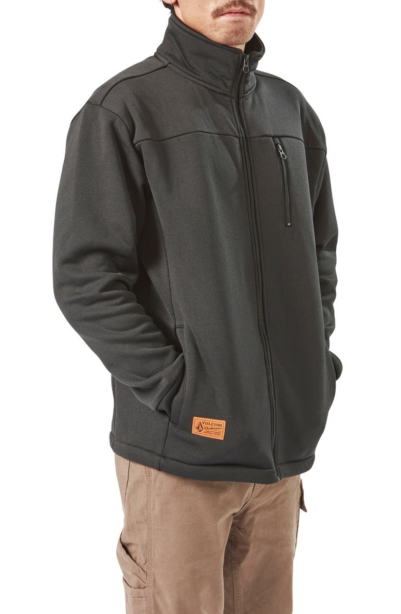Volcom Workwear Bonded Fleece Jacket, Alternate, color, 