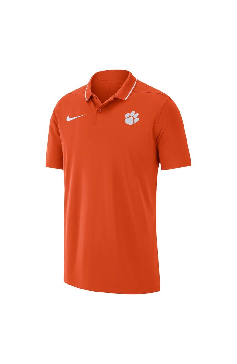 Nike Men's Nike Orange Clemson Tigers 2023 Coaches Performance Polo, Alternate, color, Orange