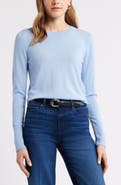 Caslon® Merino Wool Blend Crewneck Sweater