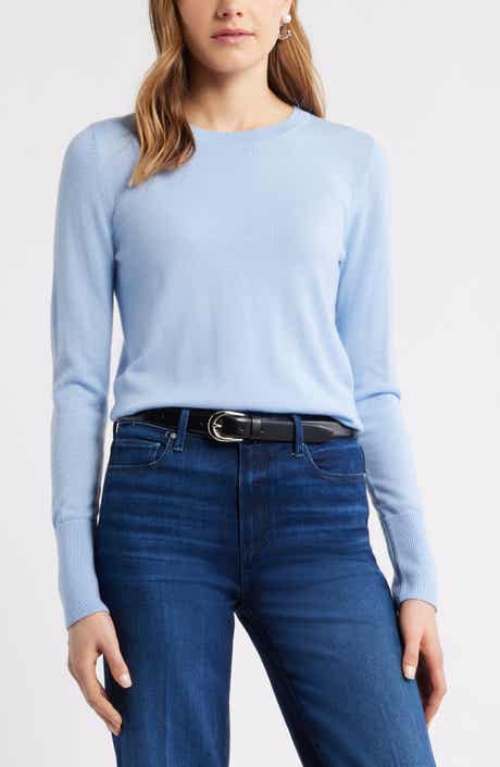 Caslon® Merino Wool Blend Crewneck Sweater