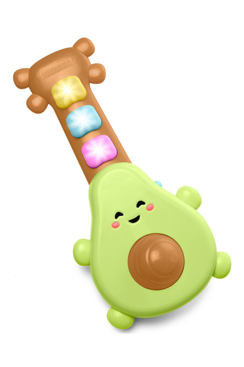 Farmstand Rock-A-Mole Guitar Toy, Main, color, MULTI
