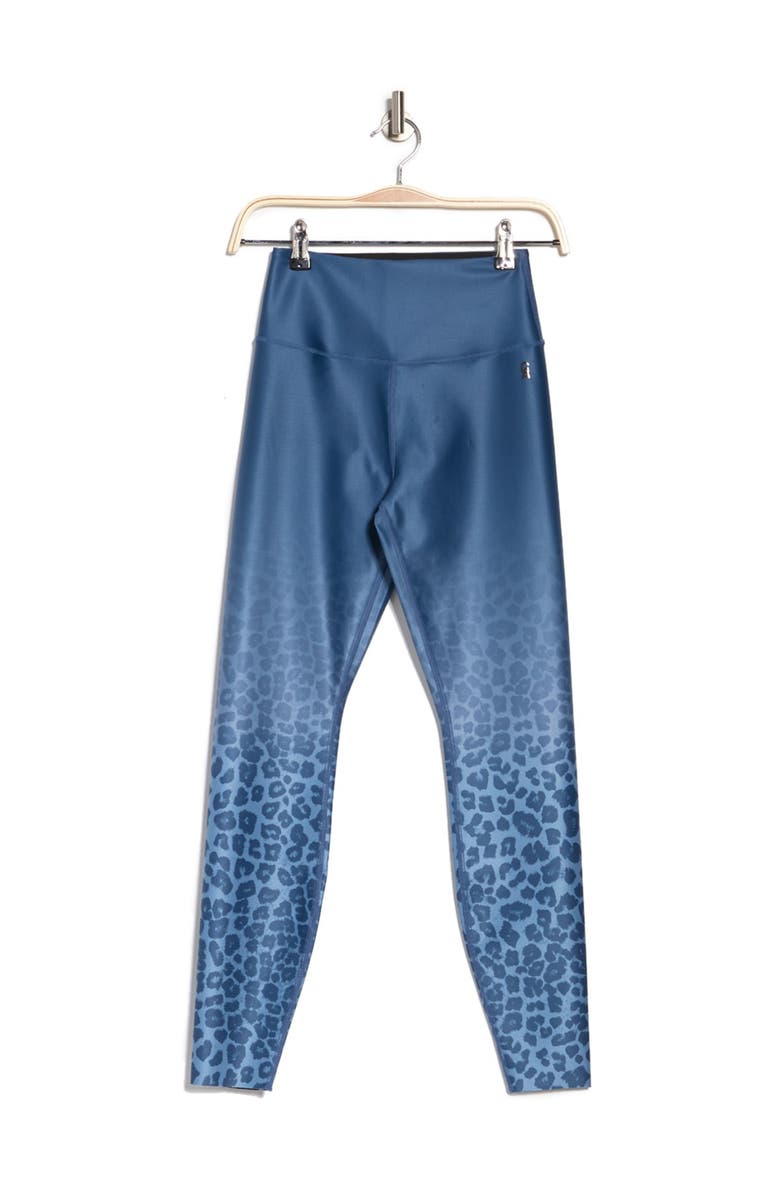 Good American High Waist Leopard Leggings, Alternate, color,