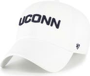 '47 Men's '47 White UConn Huskies Clean Up Adjustable Hat