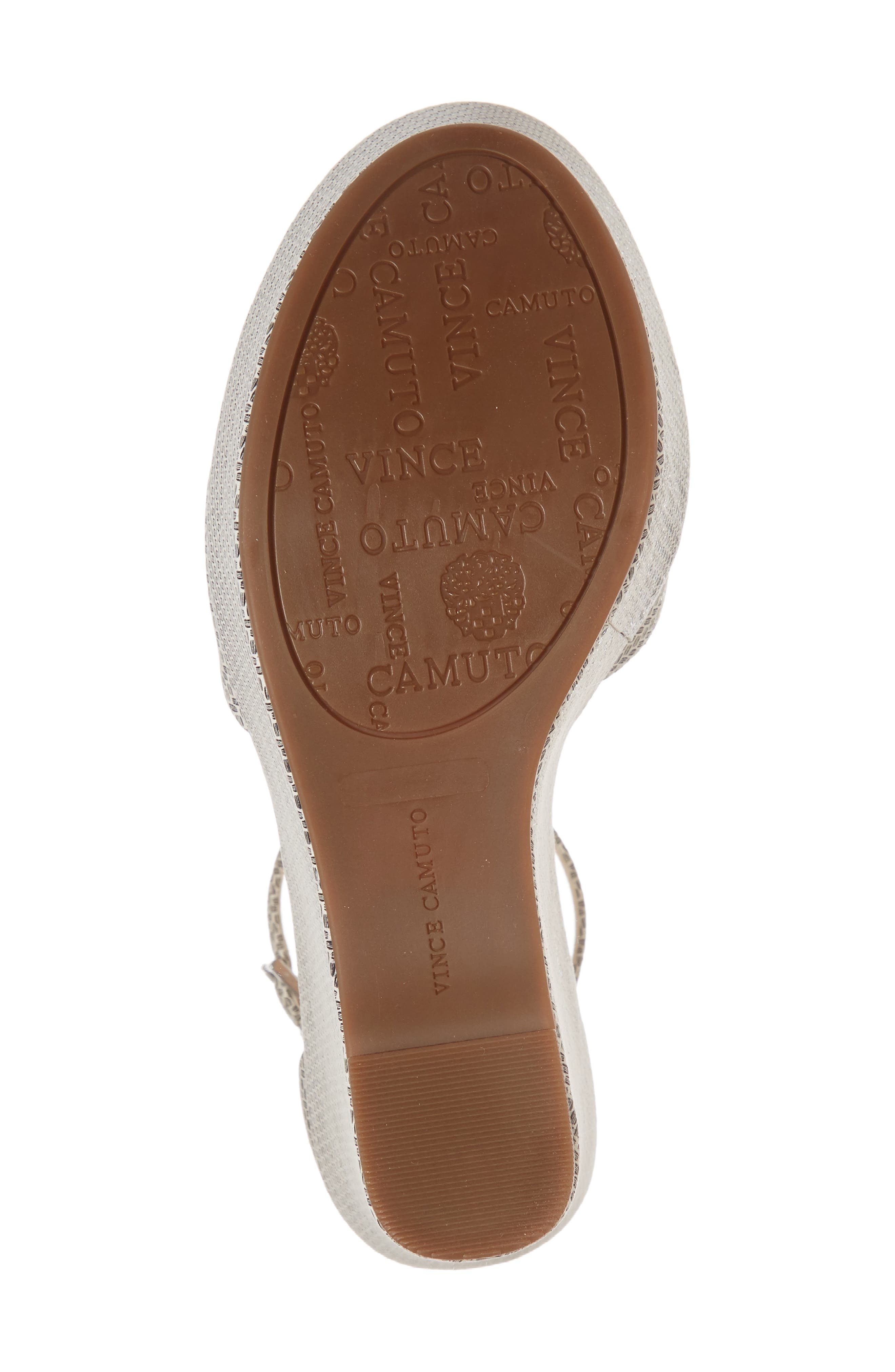 Vince Camuto Tatchen Ankle Strap Platform Sandal, Alternate, color, 