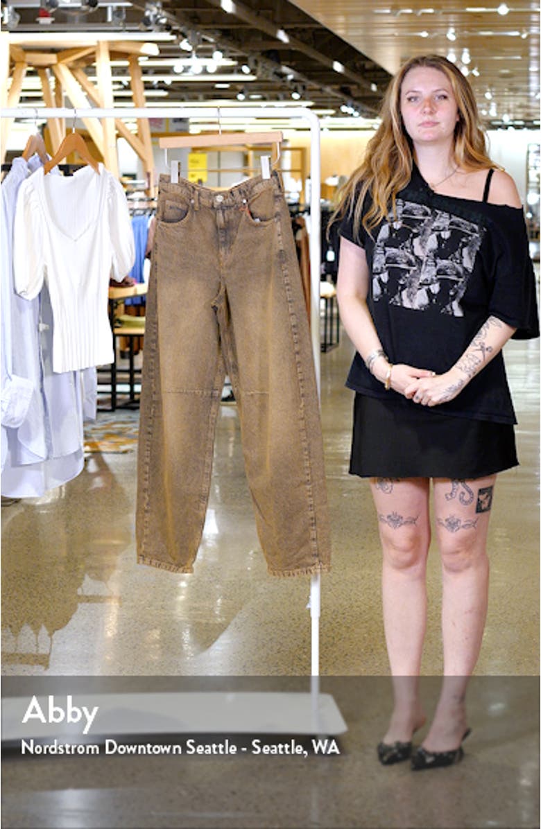 Logan Tinted Barrel Jeans, sales video thumbnail