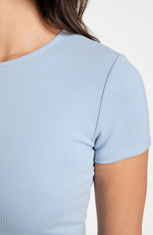 GUESS GUESS TERRA RIBBED CROP T-SHIRT