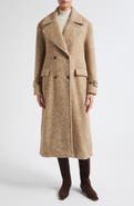 Herno Alpaca Blend Herringbone Trench Coat