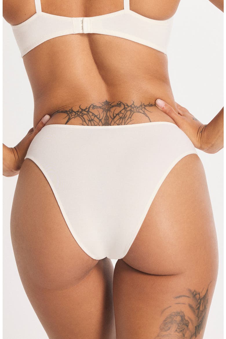 Swirly Girly Cheeky Briefs, Alternate, color, WHITE TEA/ BLACK CAVIAR