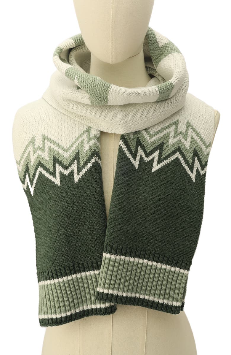 Hunter Fair Isle Intarsia Scarf, Alternate, color, 