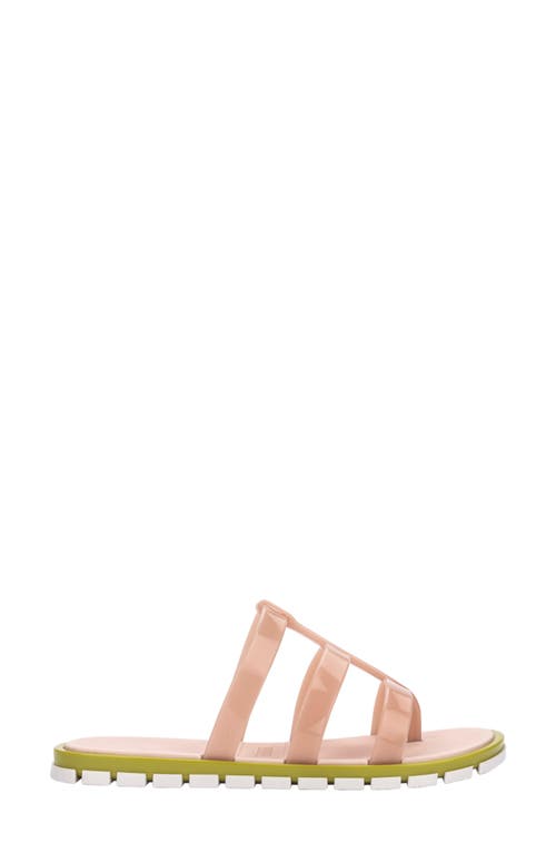 Melissa Path Slide Sandal In Pink