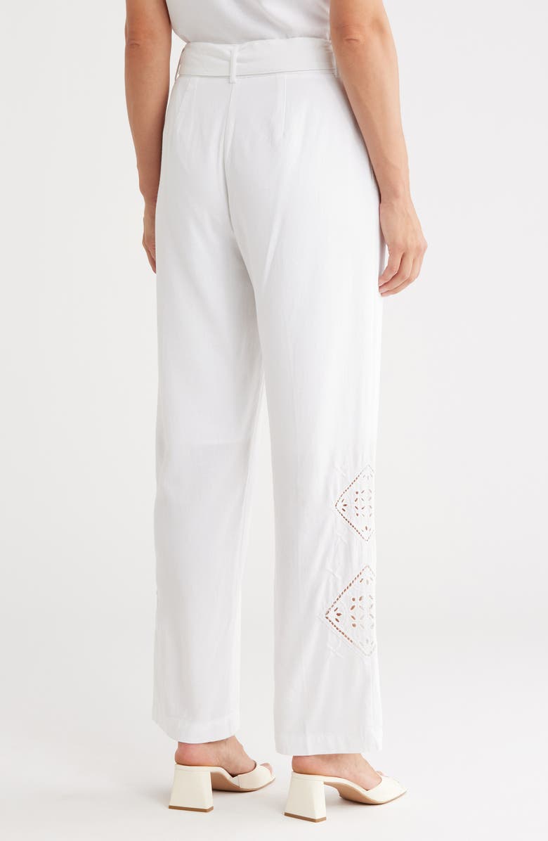 Nicole Miller Tie Waist Pants, Alternate, color,