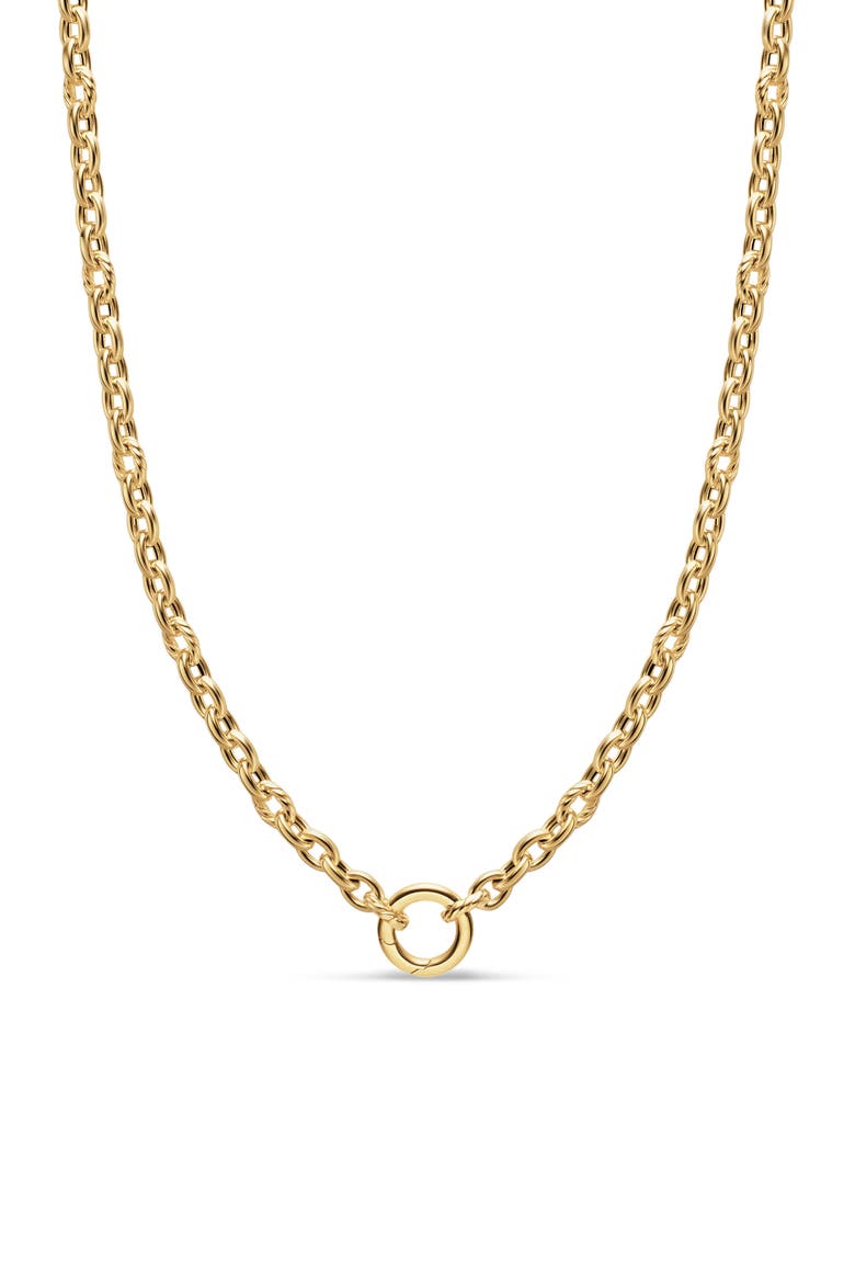DY Mercer® Petite Chain Necklace, 4.5mm, Main, color, GOLD