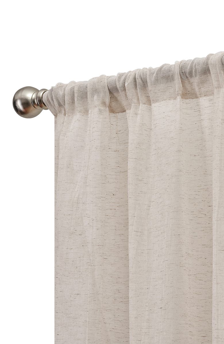 French Connection Charter Crushed Set of 2 Curtain Panels, Alternate, color, Off-White