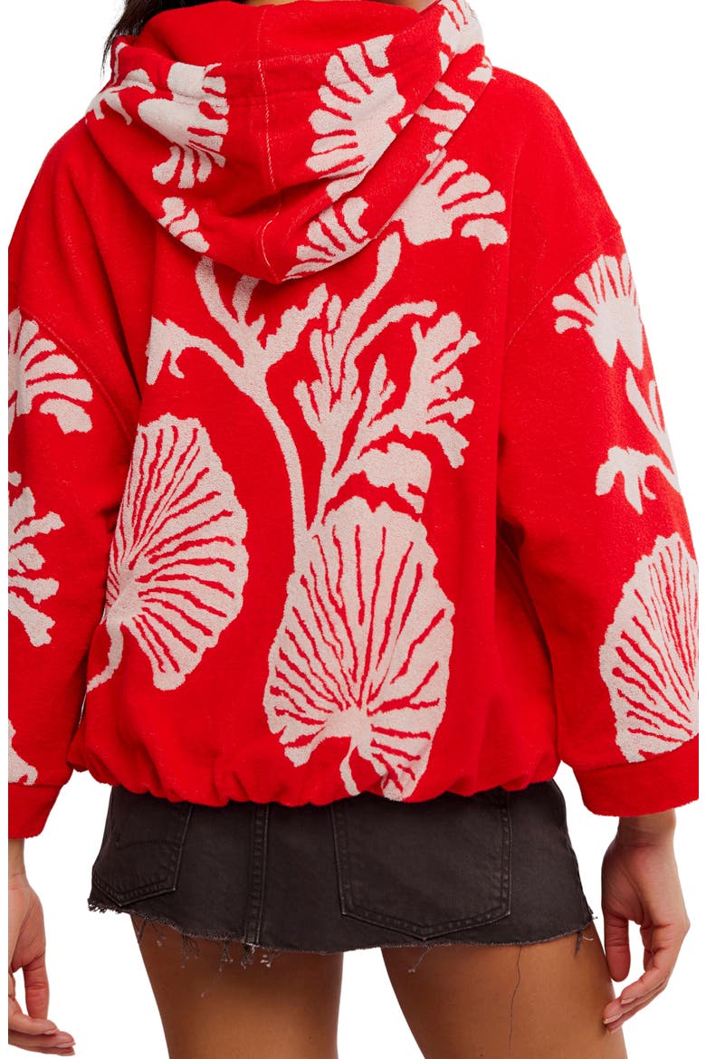 Shell Bay Hoodie, Alternate, color, CHERRY COMBO