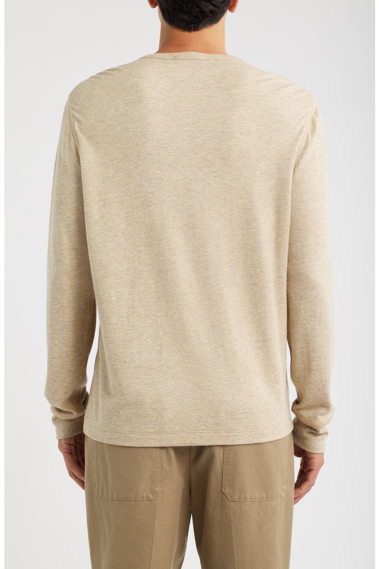Long Sleeve Pima Cotton & Modal Henley, Alternate, color, TERRAPIN