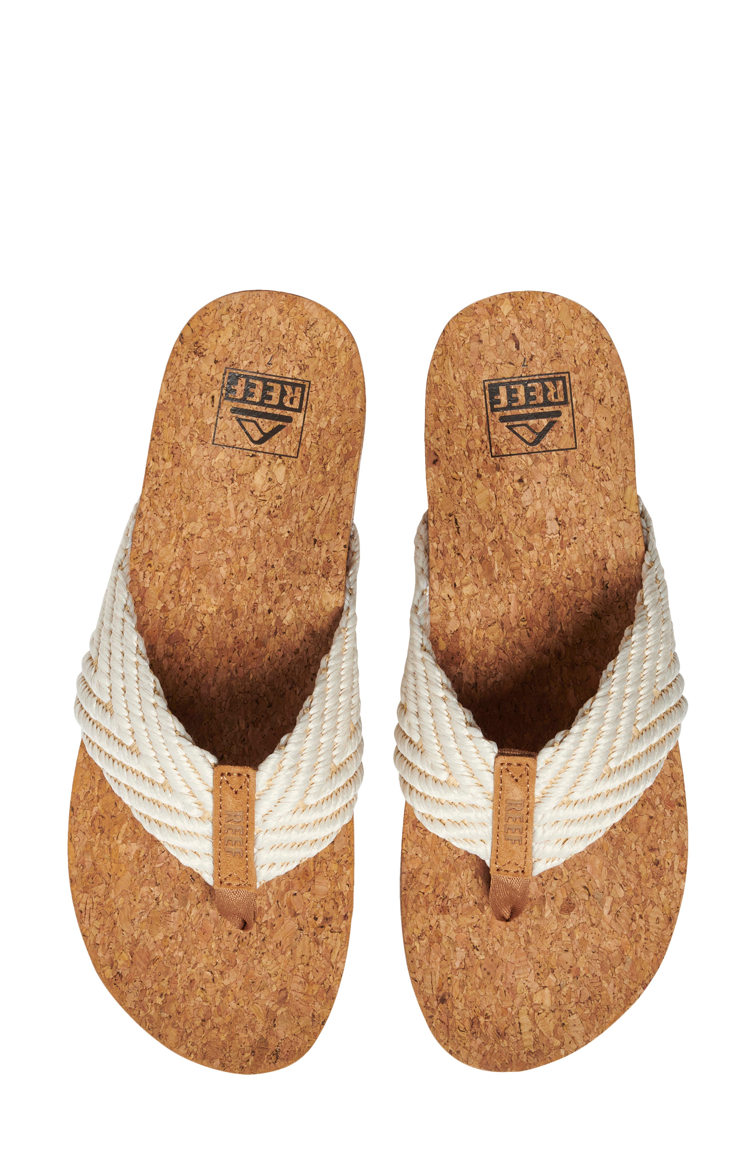 Reef Cusion Strand Flip Flop, Alternate, color, 