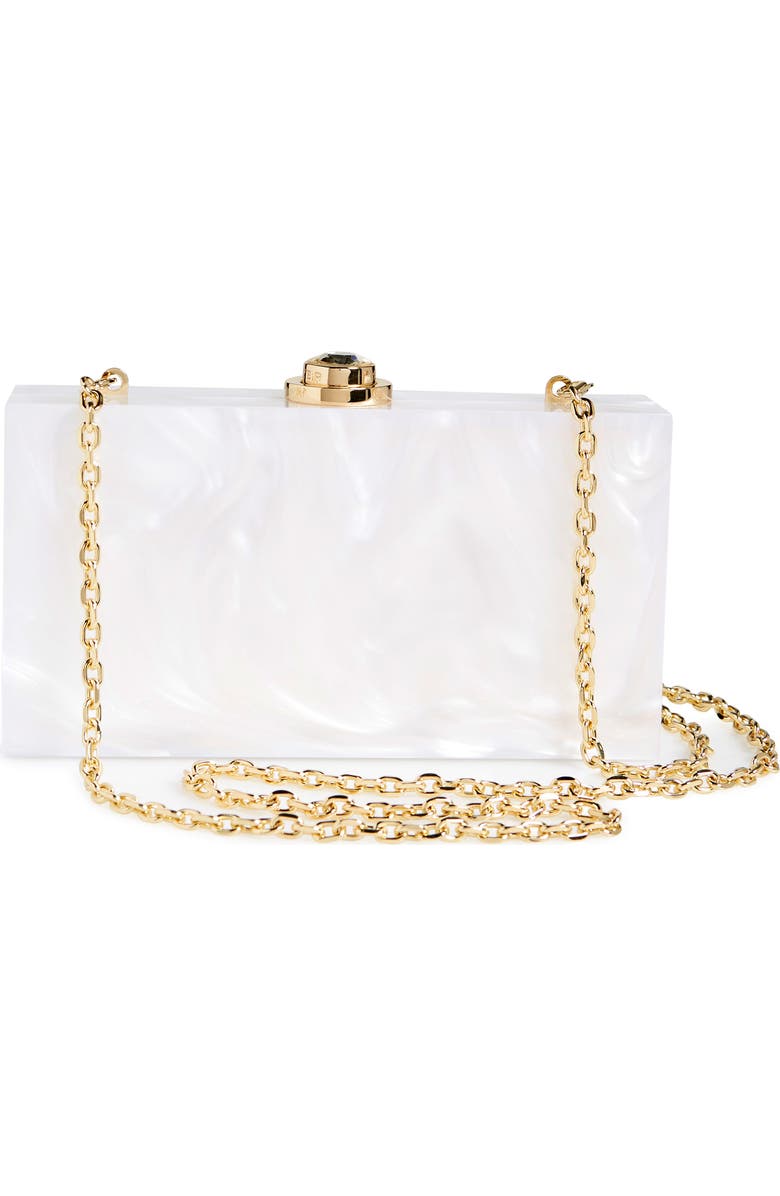 SOPHIA WEBSTER Cleo Wifey For Lifey Box Clutch, Alternate, color,