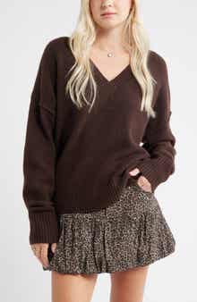 BP. Oversize Cozy V-Neck Sweater