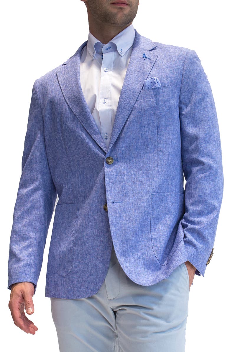TailorByrd Melange Sport Coat, Main, color, Blue