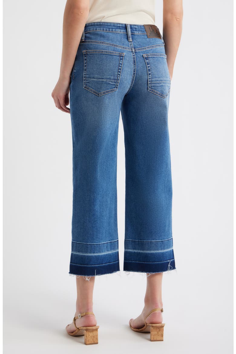 Release Hem Straight Leg Jeans, Alternate, color, MEDIUM INDIGO