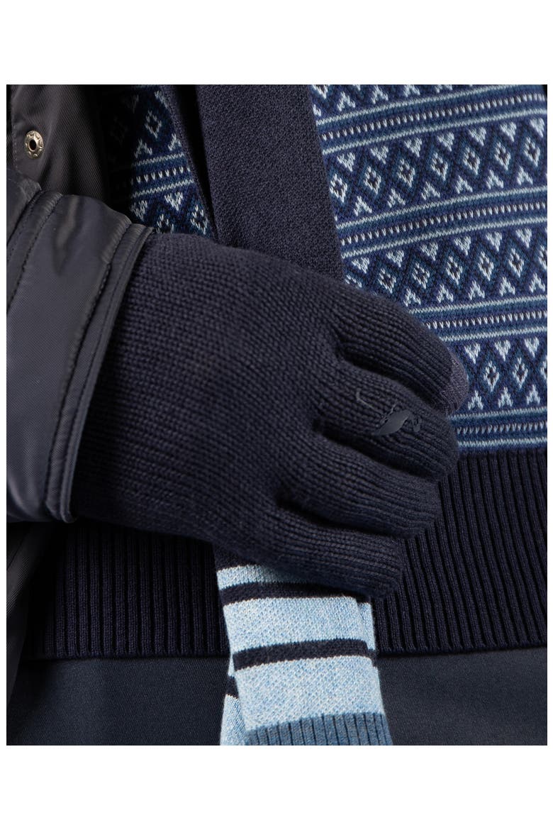 Tech Knit Gloves, Alternate, color, NAVY