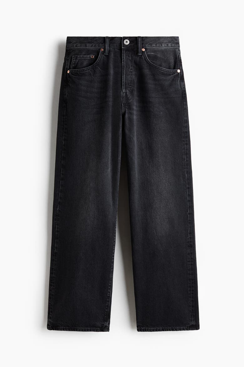Loose Jeans, Main, color, Denim black