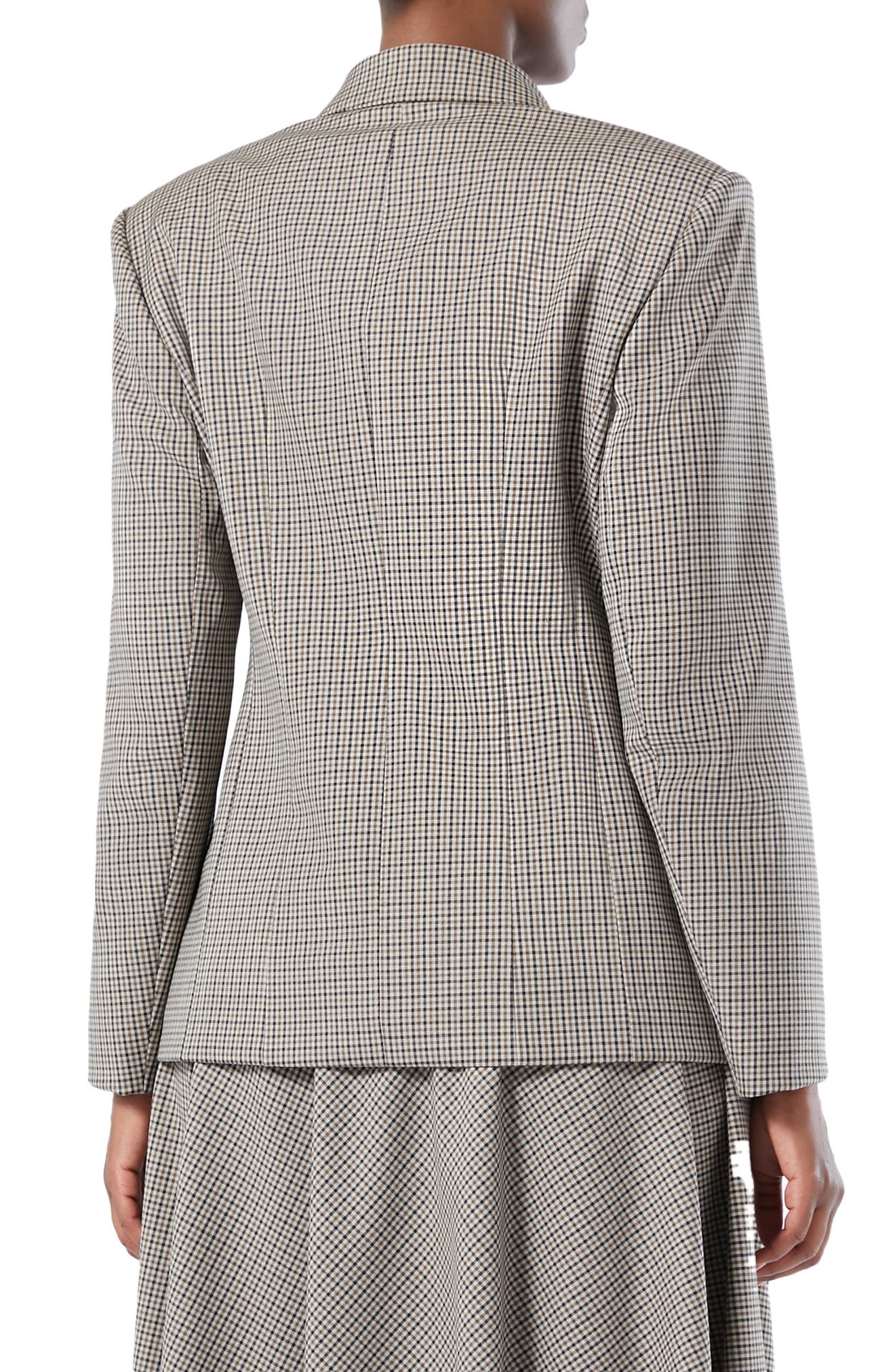 Caliga Plaid Wool Blazer - image 2