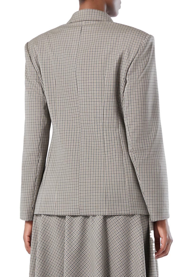 Caliga Plaid Wool Blazer, Alternate, color, CAMEL
