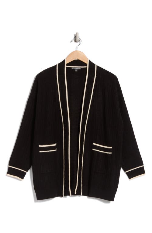 ADRIANNA PAPELL ADRIANNA PAPELL TIPPED CARDIGAN