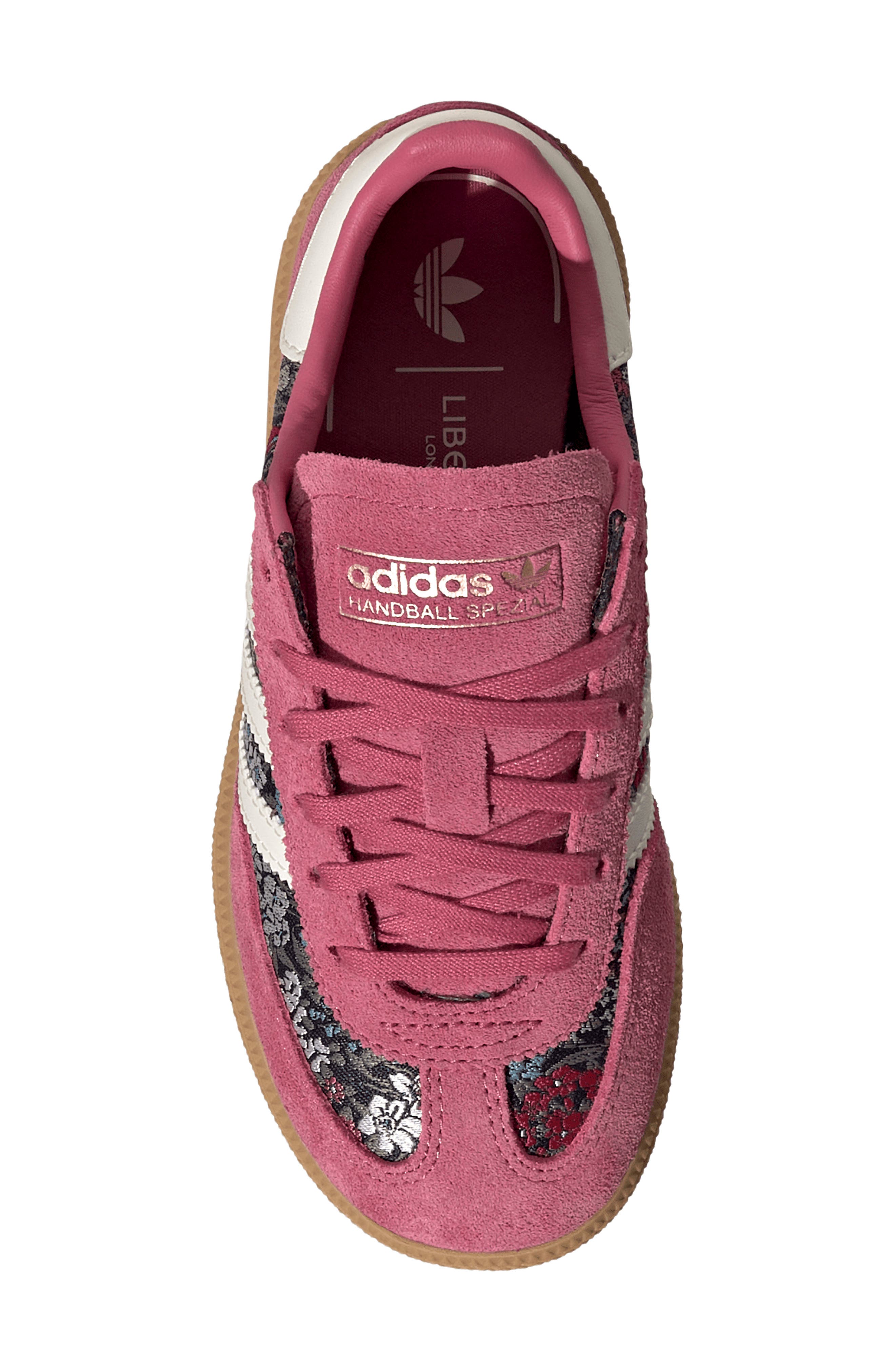 x Liberty London Kids' Handball Spezial Sneaker, Alternate, color, RED/ CREAM/ GUM