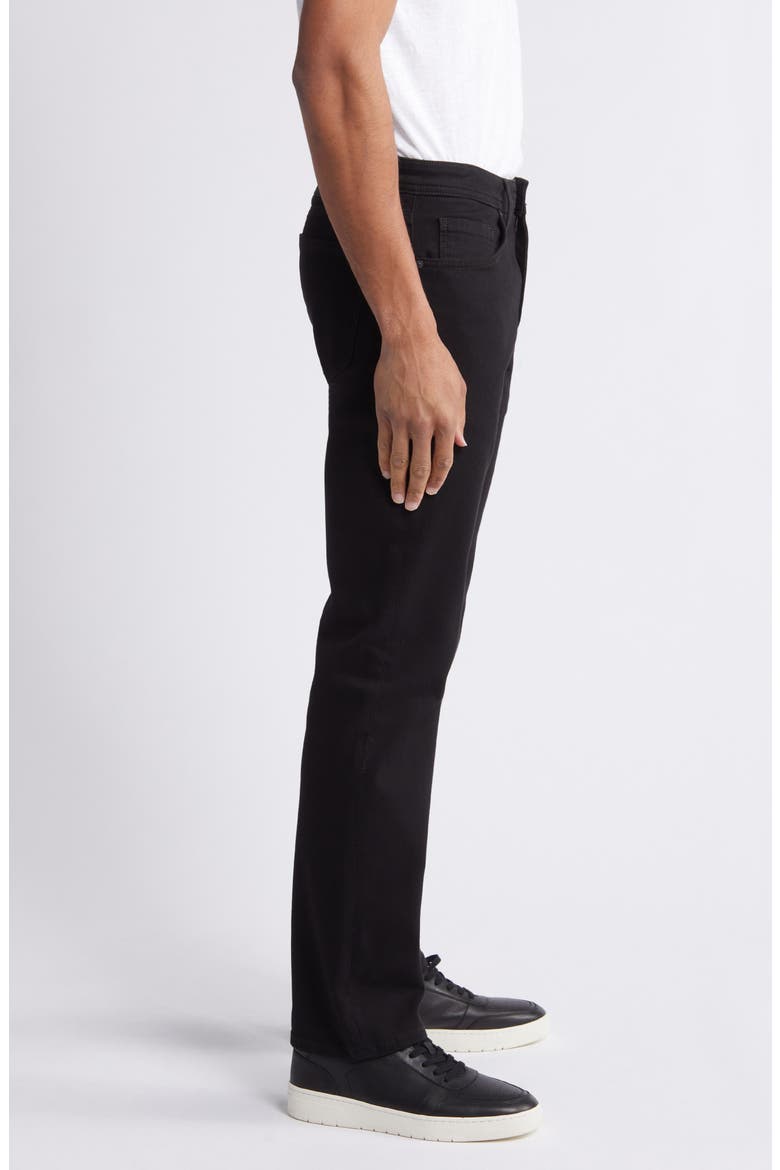 Straight Leg Jeans, Alternate, color, BLACK DENIM