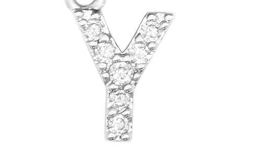 Adornia Silver Stretch With Mini Crystal Initial Bracelet Set In Silver-y