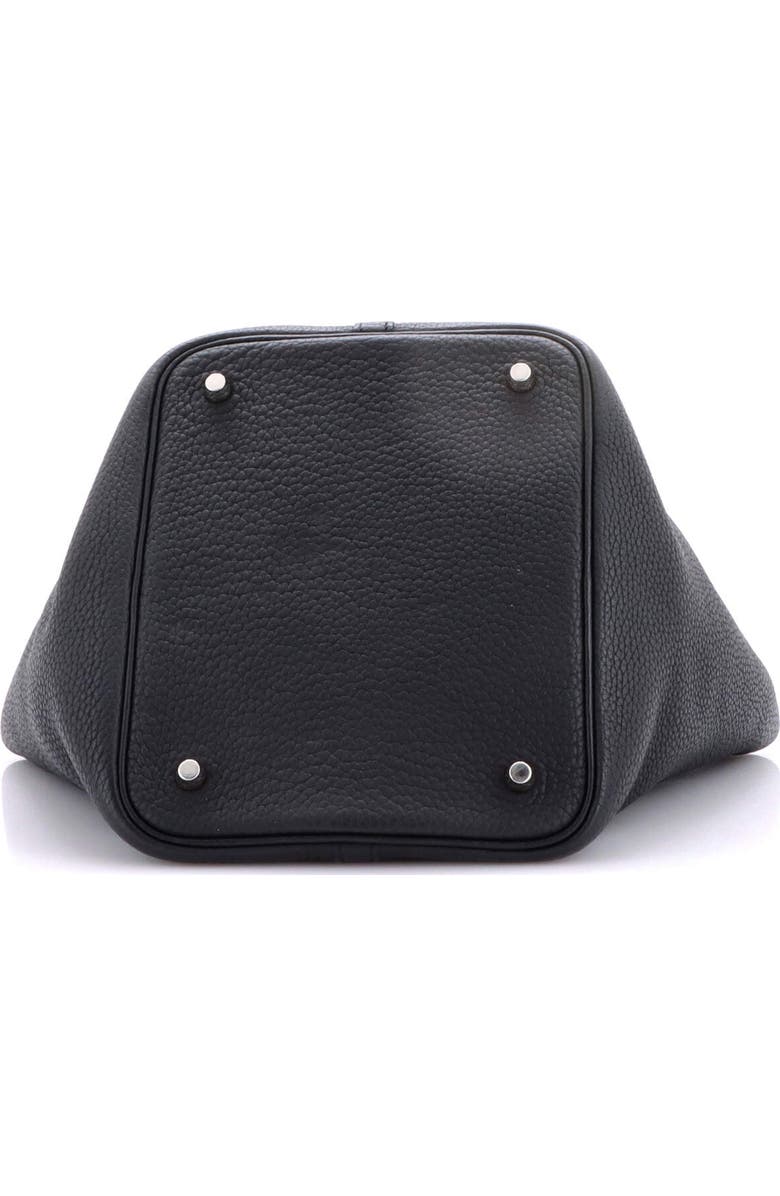 Pre-Owned Hermes Picotin Lock Bag Clemence MM, Alternate, color, Noir