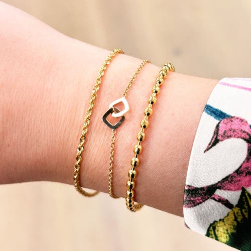 The Lovery Fine Jewelry Rope Chain Bracelet In Gold