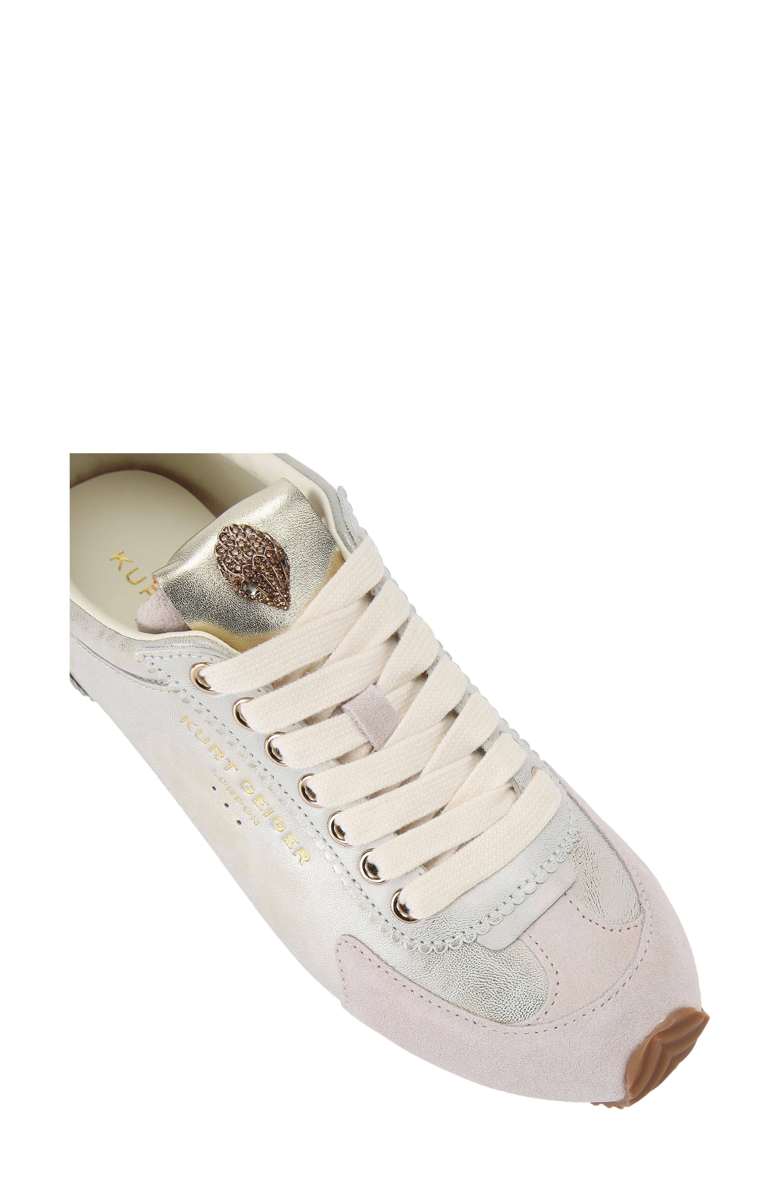 Kurt Geiger London Islington Sneaker, Alternate, color, Silver/ White
