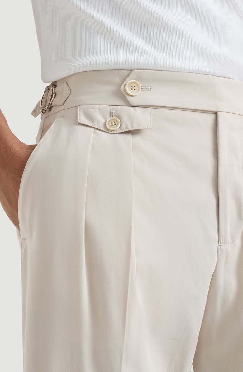 Brunello Cucinelli Cotton twill trousers, Alternate, color, Yuta